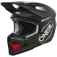 Bild 3SRS HEXX schwarz/weiß/roter Motocross Helm, schwarz-weiss-rot, Größe XS