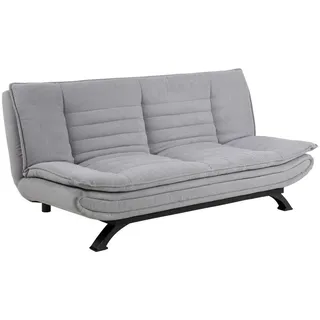 Actona Schlafcouch Mikrofaser 3-Sitzer Grau