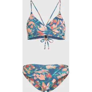 O'Neill Essentials Baay Maoi Bikini SET blue painted tropics (35155) 38