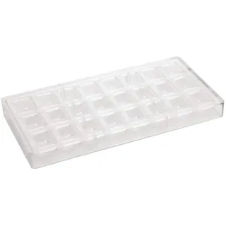 Schneider DW295 Schokoladenform Gewellt für 24 Stück, 1.5cm H x 2.7cm B x 2.2cm T Formgröße