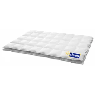 Hanskruchen Daunendecke Pro Sleep Extra Leicht 155 x 200 cm - Weiß