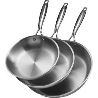 Vevor Pfannen-Set 3-tlg. 24 cm + 28 cm + 32 cm