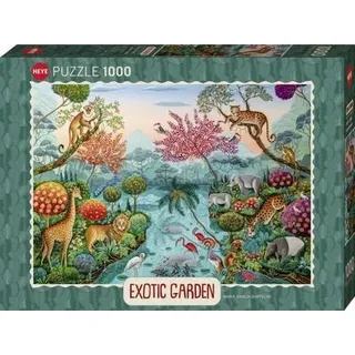 Heye Puzzle Lagoon Paradise 1000 Teile - exotischer Garten Puzzle