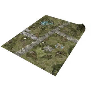Playmats Matte für Wargaming - Age of Sigmar - 44"x60" / 112x152 cm - Die Schatzinsel, Beige
