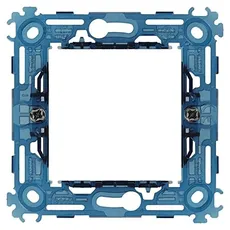 Vimar 0R19602 Halterung mit Griffen, Blau, transparent, 2 Module