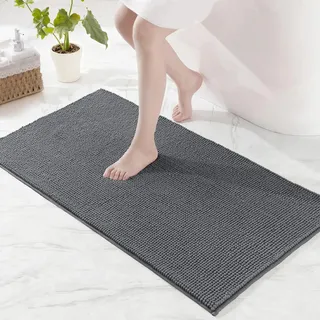Exclusivo Mezcla Badematte Chenille Badteppich für Badezimmer 60x120 cm