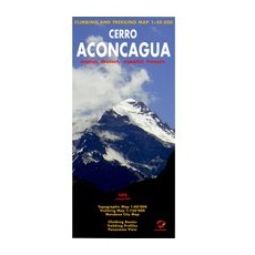Climbing Map Cerro Aconcagua Karte - One Size