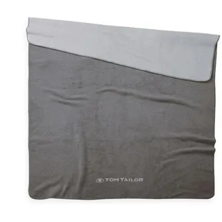 Tom Tailor Uni Kuscheldecke 150 x 200 cm Grau