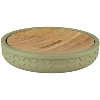 Kleine Wolke Seifenschale Dash, Accessoires, Farbe Dill, Material: Polyresin/Bambus