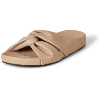 Amazon Essentials Damen Gedrehte Schlappensandale, Beige, 42 EU