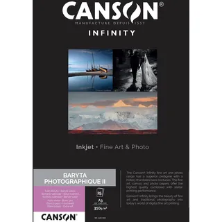 Canson Infinity Baryta PHOTOGRAPHIQUE II 310, g/m2