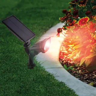 esotec Solarstrahler Multispot 5 Lichtfarben Erdspieß wetterfest IP65 102049