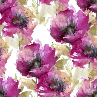 ReWallpaper 44.5CM X 7M Selbstklebende Tapete Blumen Lila Violett Muster Selbstklebend Fototapete Blumen Vintage für Schlafzimmer Badezimmer Rolle Möbelfolie Selbstklebend Muster Vintage