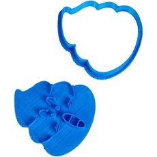 Cuticuter Doctor Slump Kackhaufen von Arale Keksausstecher, Kunststoff, blau, 8x7x1.5 cm