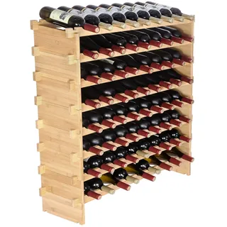 Vevor Weinregal 8 Fächer 80 x 30 x 90 cm Lila