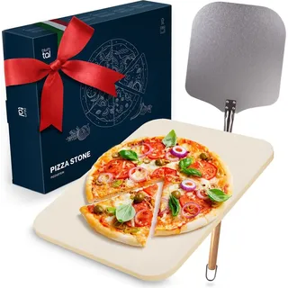 Blumtal Pizzastein 38 x 1 cm Stein/beige/braun