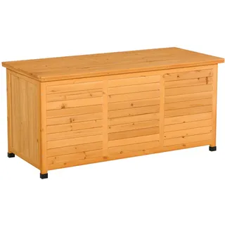 Outsunny Gartenbox 127 x 56 x 60 cm Gelb