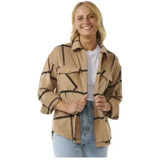 Rip Curl The Search Flannel Langarmhemd - Beige - S