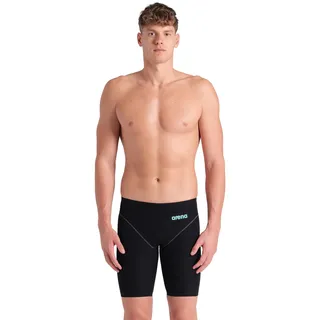 Arena Herren Wettkampf-Schwimmhose Powerskin Impulso Jammer  008607-100 2 - Black-Teal - 2