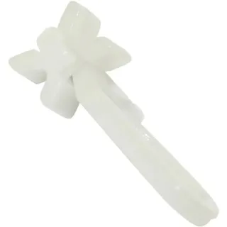Gardinia X-Gelenkgleiter Weiß 25-er Pack