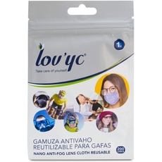 Lov'Yc Gamuza Anti-Vaho Reutilizable Para Gafas 200 Usos