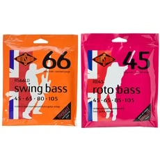Rotosound RD 66LD Swing Bass E-Basssaiten & RotoBass RB 45 E-Bass, 045-105