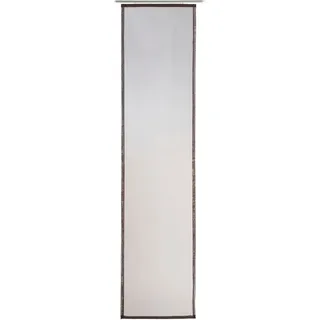 Gözze Schiebegardine »Sambia Schiebevorhang« Paneelwagen 1 Stk. tlg. HxB: 245x60, Voilé Uni, inklusive Montagezubehör, braun