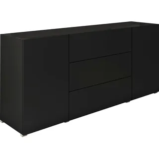 Home Affaire BERLIN 150 x 66,3 x 39 cm schwarz