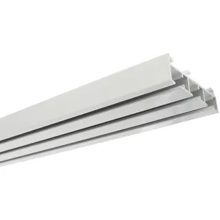 GARDINIA Flächenvorhangschiene Atlanta 3-läufig 160 cm weiß