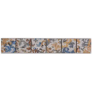 10x Mosaikbordüren Vintage Bordüre Borde Bodenbordüre