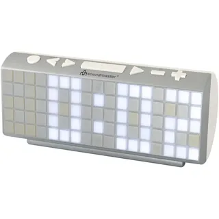 Soundmaster UR200WE - radios (Clock, LCD, FM, AC, Battery, CR2032) - Weiß