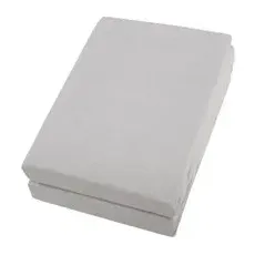 Alvi® Spannbettlaken Doppelpack silber/silber 70 x 140 cm, 60/70x120/140 cm