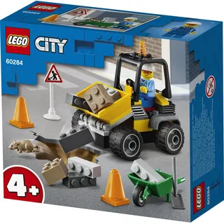 LEGO 60284 City Baustellen-LKW Spielzeug Bausteine-Set, Frontlader Baufahrzeug - Bunt