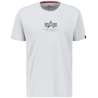 ALPHA INDUSTRIES Herren Basic Ml Für T-Shirt, Grau (Pastel Grey), L EU