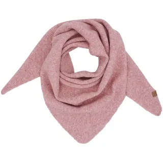 MAXIMO Dreieckstuch Feinstrick, weiches Material, meliert, basic, bequem, rosa