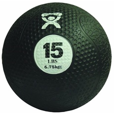 CanDo Medizinball aus Gummi - Gewicht - 6,8 kg