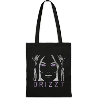 Urban Backwoods Dark Elf Face, Stofftasche, Farbe: Schwarz - Schwarz