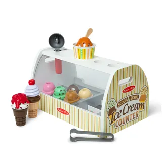 Melissa & Doug Eisdiele aus Holz (28-teilig) (310700)