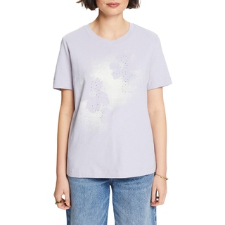 ESPRIT Damen 024ee1k321 T-Shirt, 445/Light Blue Lavander, M