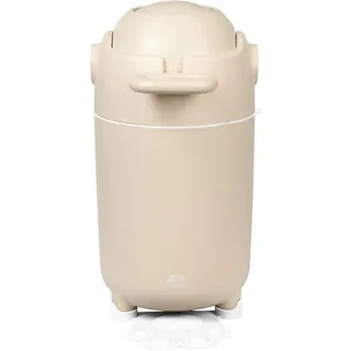 Bebeconfort geruchsdichter Windeleimer Größe M, Windeleimer, Deckel geruchsdicht, für alle Müllbeutel, für bis zu 20 Windeln, Bedienung mit einer Hand, praktische Größe, leicht zu reinigen, Sand