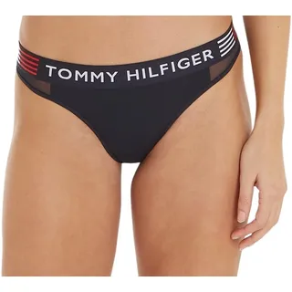 Tommy Hilfiger Thong Stringtangas Damen, Blau (Desert Sky), S