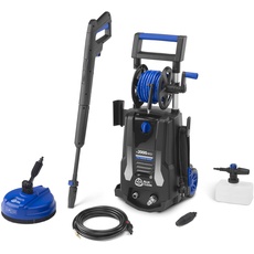 AR Blue Clean Hochdruckreiniger e-2000 HRD mit Rohrreinigersonde und Patio Cleaner (2000 W, 150 bar, 440 l/h)
