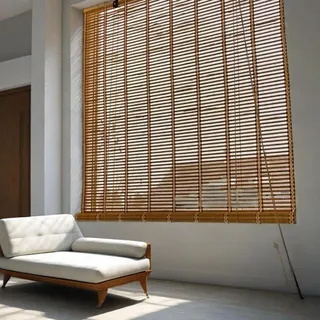 Bambusrollo Für Fenster 70 90 100 120 150cm Breit Aussen Natür Bambus Rollo Jalousine Sonnenschutz Raffrollo Vorhang Anti-UV Mit Lifter Für Balkon