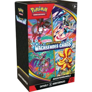 Pokémon Boosterbundle Mega-Entwicklung Wachsendes Chaos (6 Boosterpacks)