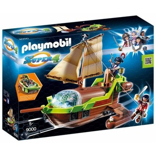 Playmobil Super 4 Piraten-Chamäleon mit Ruby 9000