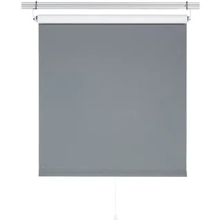 Sunlines HWA10190 Springrollo Verdunklung, Stoff, grau/weiß, 62 x 180 cm
