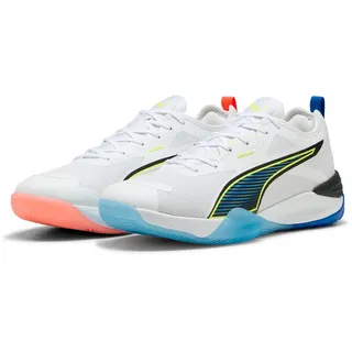 Puma Eliminate Nitro 4 Game On Handballschuhe Erwachsene weiß|blau|rot 48