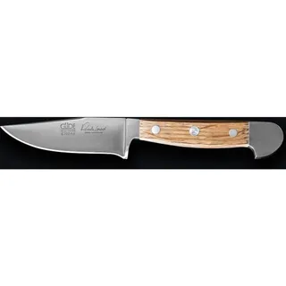 Güde Jagdnicker, geschmiedet, Serie Alpha, Doppelkropf, Griff Faßeichenholz, Klingenlänge: 11 cm - Kochmesser -Küchenmesser - Solingen - Germay - rosfrei