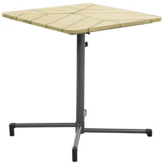 MWH Blomst Klapptisch Teak/Stahl eckig