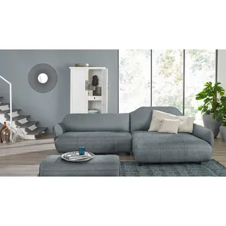 Creation BY ROLF BENZ Ecksofa »CR.480, Designecksofa, L-Form« Wahlweise aus Leder oder Chenille, grau
